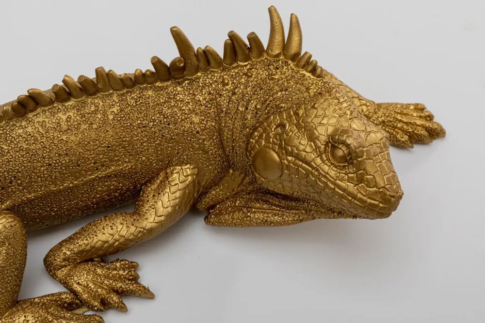 Dekoracje Ścienne*KARE Design Dekoracja ścienna Lizard 11x31 Cm Złota