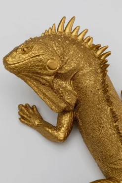 Dekoracje Ścienne*KARE Design Dekoracja ścienna Lizard 17x40 Cm Złota