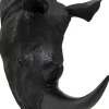 Dekoracje Ścienne*KARE Design Dekoracja ścienna Rhino Head Antique 43x51 Cm Czarna