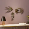 Dekoracje Ścienne*KARE Design Dekoracja ścienna Swallow 39x31 Cm Złota Postarzana - Lustrzana