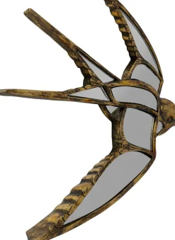 Dekoracje Ścienne*KARE Design Dekoracja ścienna Swallow 39x31 Cm Złota Postarzana - Lustrzana