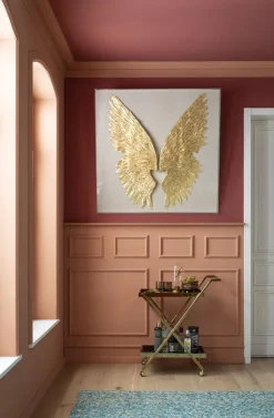 Dekoracje Ścienne*KARE Design Dekoracja ścienna Wings 120x120 Cm Złota