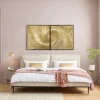 Dekoracje Ścienne*KARE Design Dekoracja ścienna Złote Fale 60x120 Cm