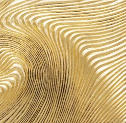 Dekoracje Ścienne*KARE Design Dekoracja ścienna Złote Fale 60x120 Cm