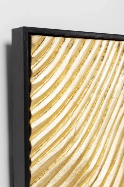 Dekoracje Ścienne*KARE Design Dekoracja ścienna Złote Fale 60x120 Cm