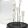 Figurki Dekoracyjne*KARE Design Dekoracja Do Salonu Z Pokrywą Szklaną Transparentną Ø18x28 Cm