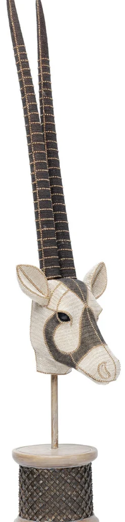 Dekoracje Stojące*KARE Design Dekoracja Stojąca Antelope Head Pearls 43x124 Cm