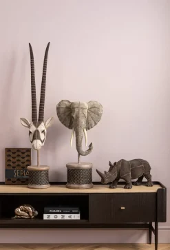 Dekoracje Stojące*KARE Design Dekoracja Stojąca Antelope Head Pearls 43x124 Cm
