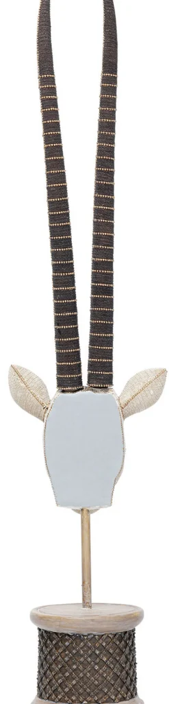 Dekoracje Stojące*KARE Design Dekoracja Stojąca Antelope Head Pearls 43x124 Cm