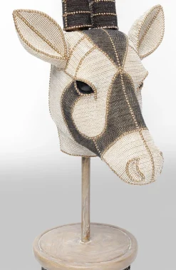 Dekoracje Stojące*KARE Design Dekoracja Stojąca Antelope Head Pearls 43x124 Cm