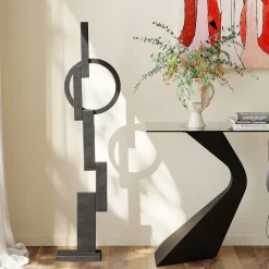 Dekoracje Stojące*KARE Design Dekoracja Stojąca Balance 36x148 Cm Czarna