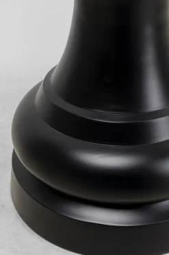 Dekoracje Stojące*KARE Design Dekoracja Stojąca Chess Queen Ø29x60 Cm Aluminium Czarna