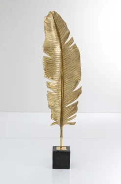 Dekoracje Stojące*KARE Design Dekoracja Stojąca Feather One 36x147 Cm Złota