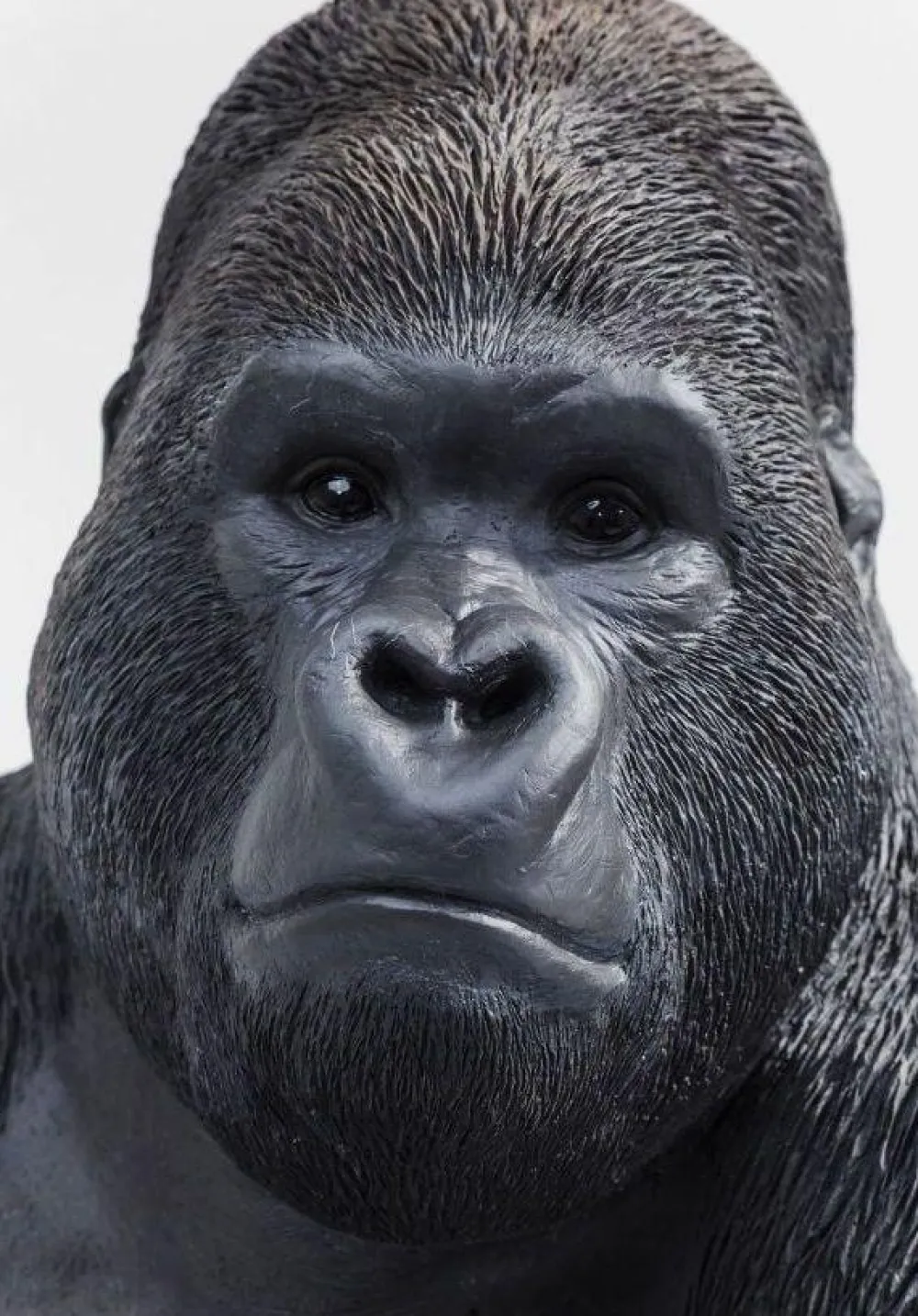 Dekoracje Stojące*KARE Design Dekoracja Stojąca Gorilla 60x76 Cm Ciemnoszara