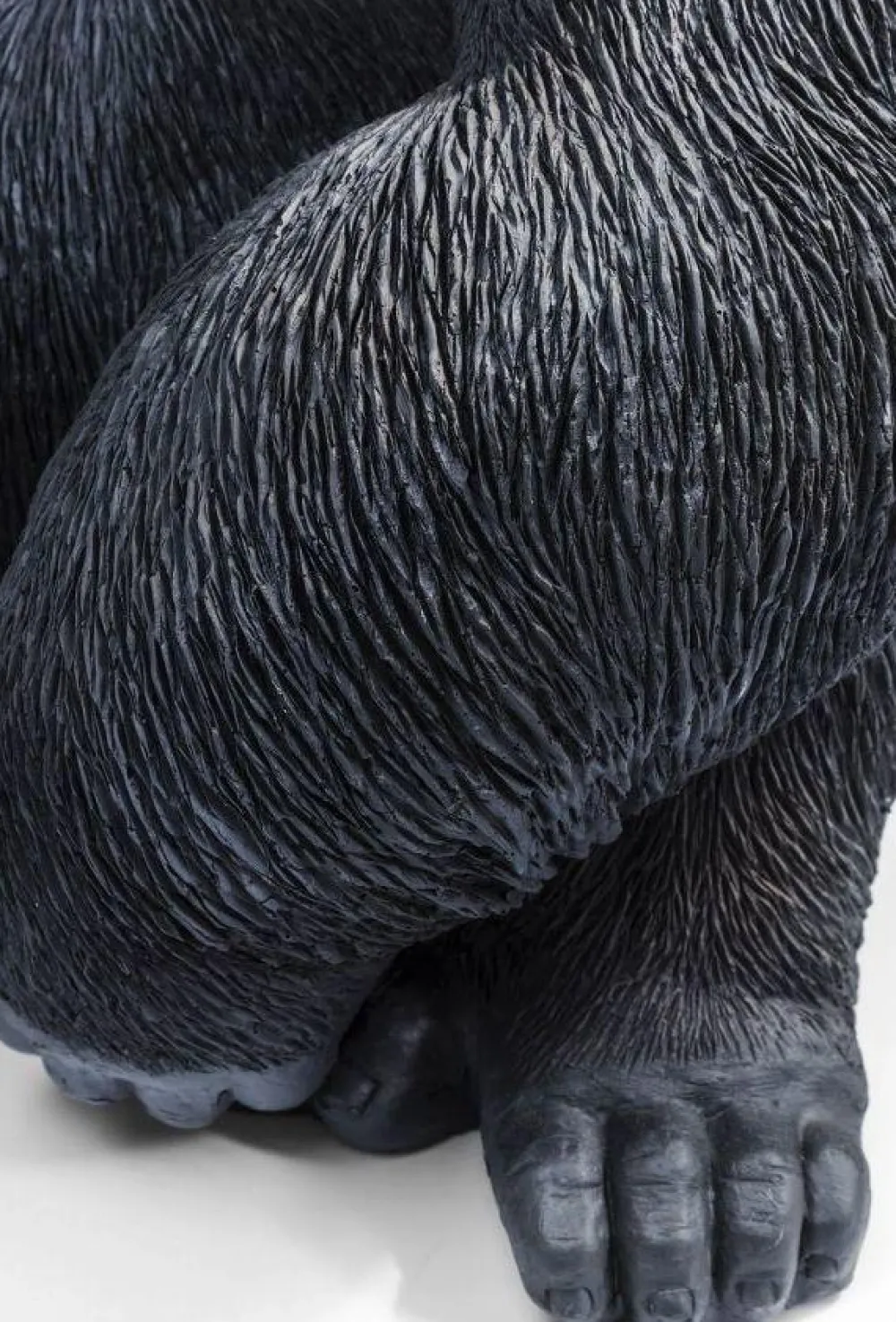 Dekoracje Stojące*KARE Design Dekoracja Stojąca Gorilla 60x76 Cm Ciemnoszara