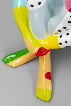 Dekoracje Stojące*KARE Design Dekoracja Stojąca Kolorowa Do Salonu Pies 80 Cm