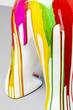 Dekoracje Stojące*KARE Design Dekoracja Stojąca Kolorowa Miś Polarny 99x46 Cm
