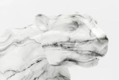 Dekoracje Stojące*KARE Design Dekoracja Stojąca Leopard Marble 129 Cm