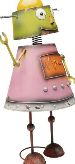 Dekoracje Stojące*KARE Design Dekoracja Stojąca Stalowa Postarzana Robot Gabby 62 Cm