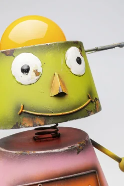 Dekoracje Stojące*KARE Design Dekoracja Stojąca Stalowa Postarzana Robot Gabby 62 Cm