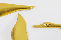 Dekoracje Ścienne*KARE Design Dekoracje ścienne Złote Kaczki 3 El.