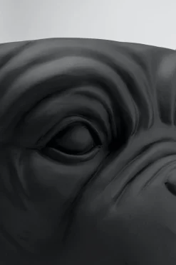 Doniczki I Osłonki*KARE Design Doniczka Bulldog 33x38 Cm Czarna