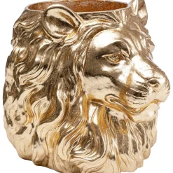 Doniczki I Osłonki*KARE Design Doniczka Lion 40x44 Cm Złota
