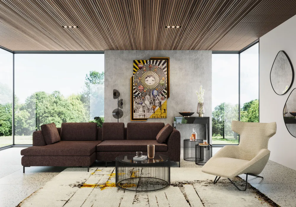 Dywany*KARE Design Dywan Abstract Line 300x200 Cm Szary