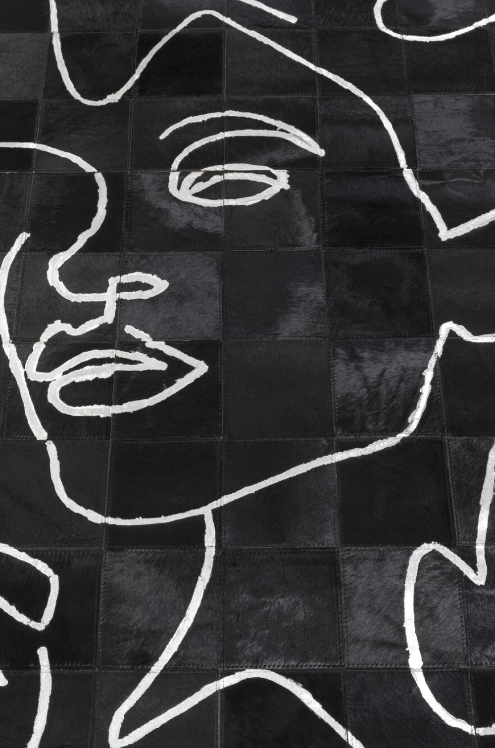 Dywany*KARE Design Dywan Art Faces 170x240 Cm - Skóra Naturalna