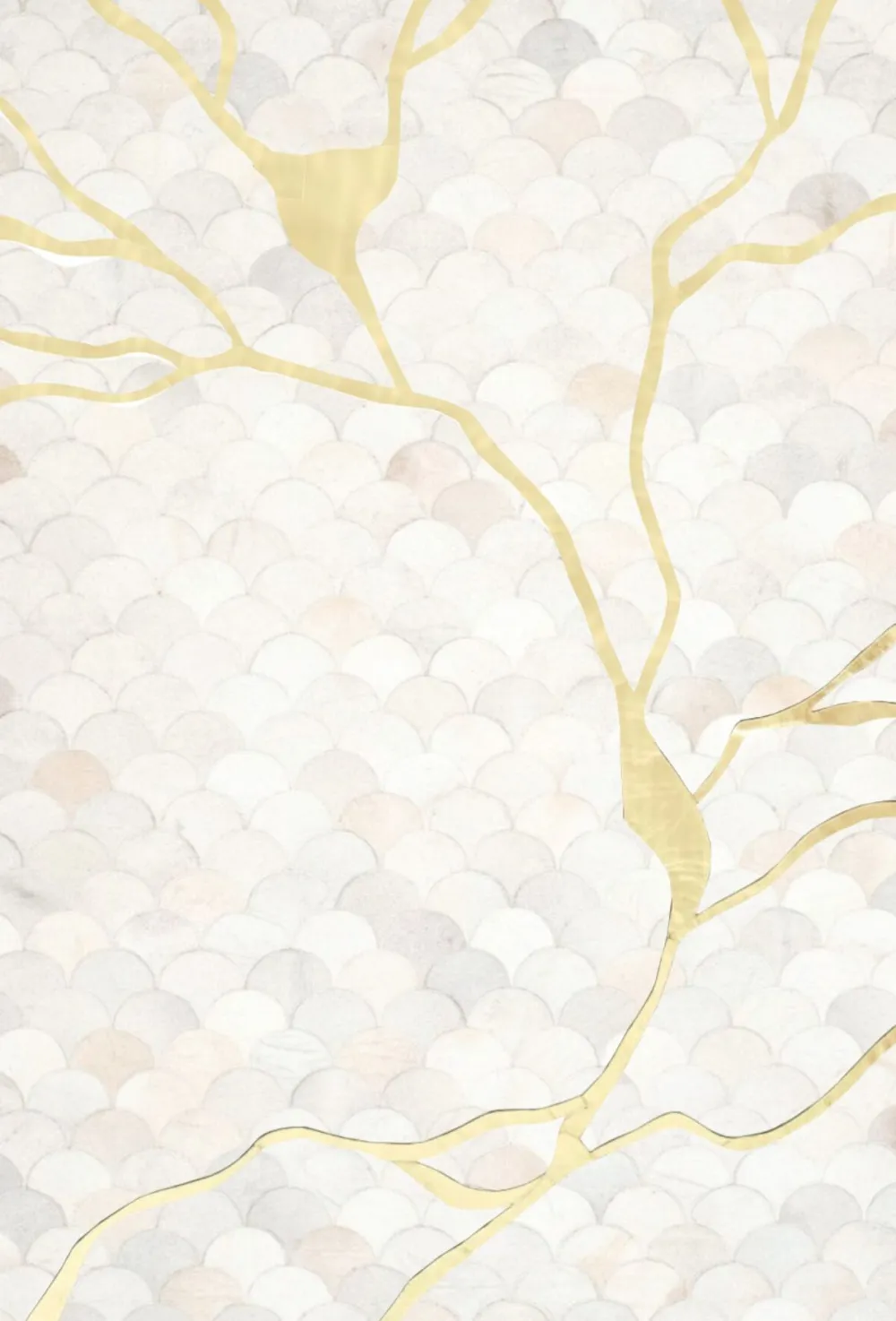 Dywany*KARE Design Dywan Do Salonu Prostokątny Skórzany W Kolorze Kremowym 170x240 Cm
