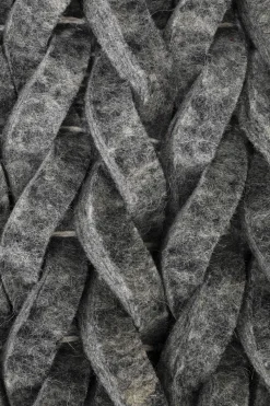 Dywany*KARE Design Dywan Tkany Do Salonu Ciemnoszary 170x240 Cm