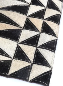 Dywany*KARE Design Dywan Zigzag 240x170 Cm Skóra Naturalna