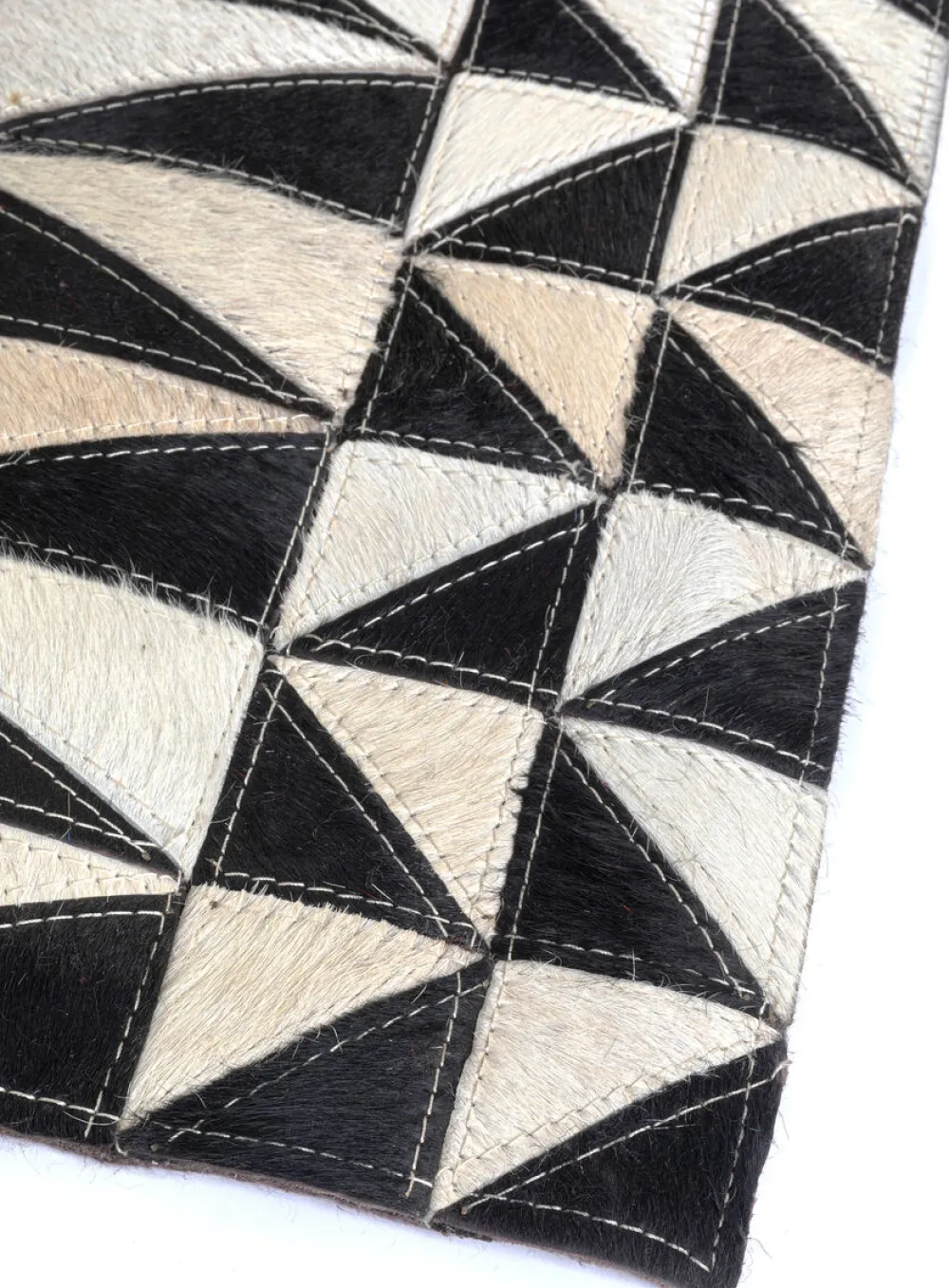 Dywany*KARE Design Dywan Zigzag 240x170 Cm Skóra Naturalna