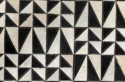 Dywany*KARE Design Dywan Zigzag 240x170 Cm Skóra Naturalna
