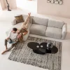Sofy Modułowe*KARE Design Element Modułowy Z Podłokietnikiem Kremowy Prawy 215 Cm