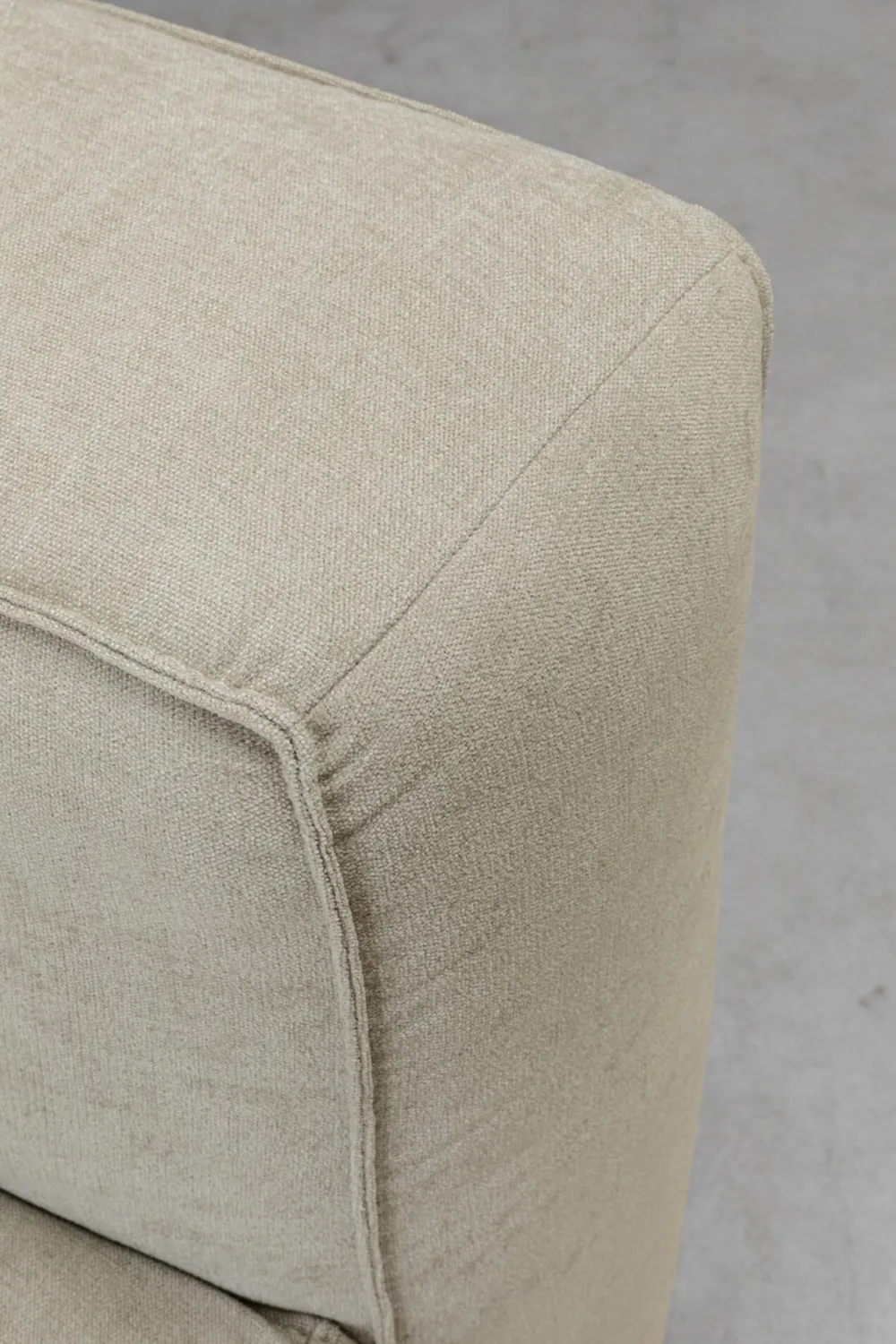 Sofy Modułowe*KARE Design Element Modułowy Z Podłokietnikiem Kremowy Prawy 215 Cm