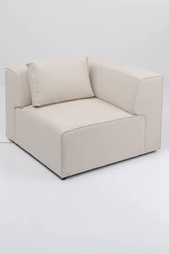 Sofy Modułowe|Narożniki*KARE Design Element Narożny - Moduł Infinity 100x100 Cm Kremowy Lewy