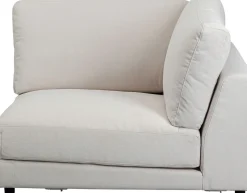 Sofy Modułowe*KARE Design Element Narożny Z Podłokietnikiem Kremowy Lewy 120x100 Cm