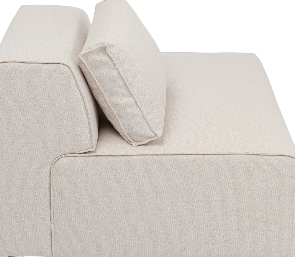 Sofy Modułowe*KARE Design Element środkowy - Moduł Infinity 120x100 Cm Kremowy Prawy