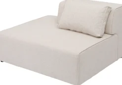 Sofy Modułowe*KARE Design Element środkowy - Moduł Infinity 120x100 Cm Kremowy Lewy