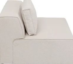 Sofy Modułowe*KARE Design Element środkowy - Moduł Infinity 100x100 Cm Kremowy