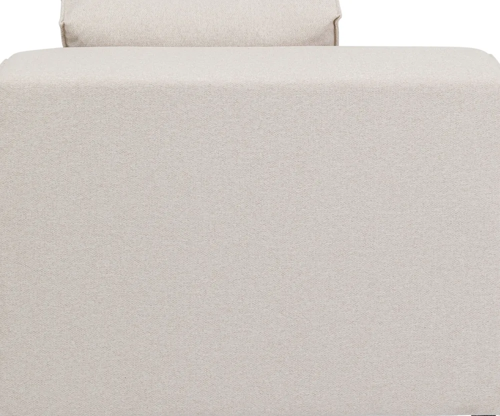 Sofy Modułowe*KARE Design Element środkowy - Moduł Infinity 100x100 Cm Kremowy