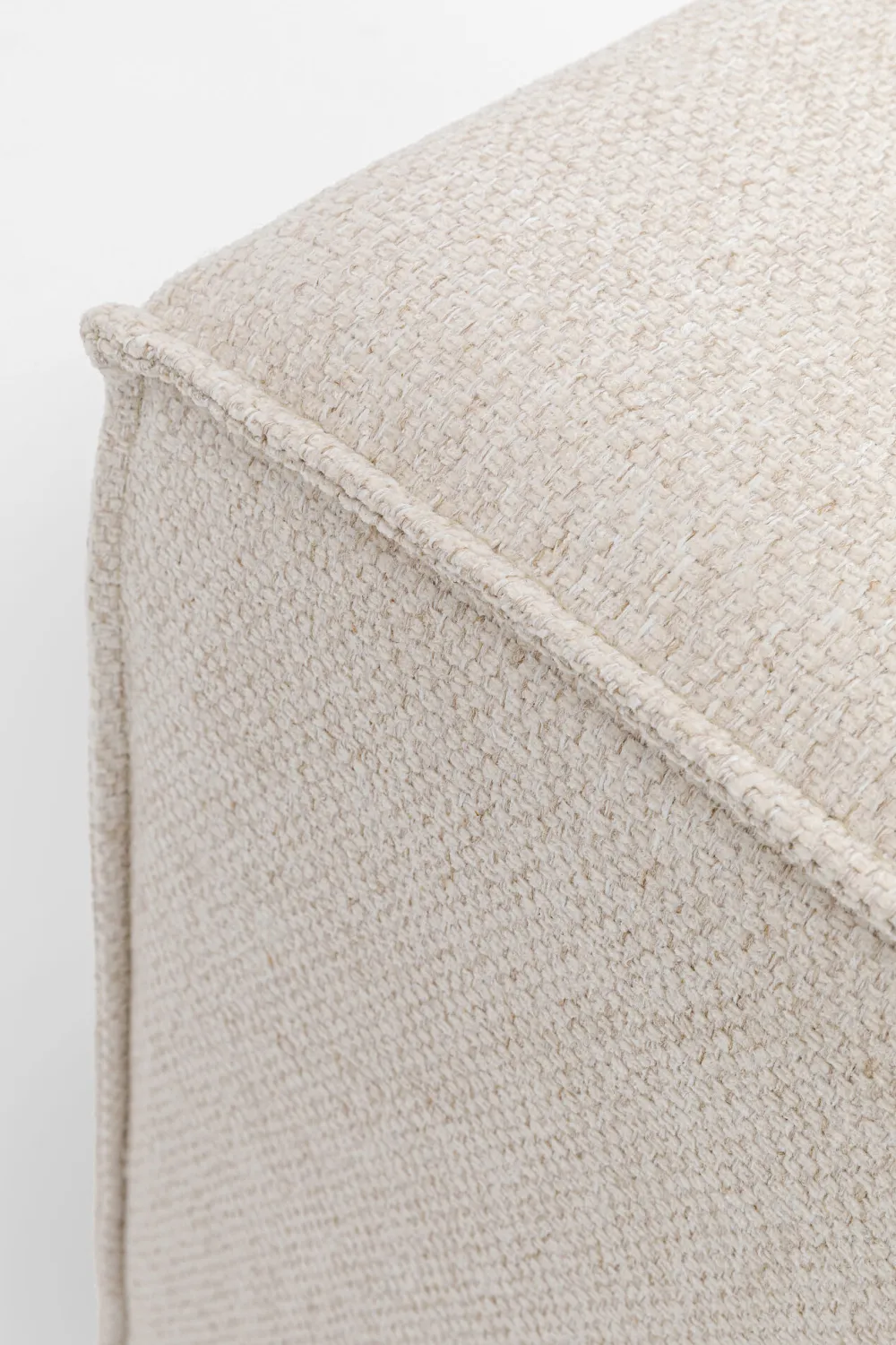 Sofy Modułowe*KARE Design Element środkowy - Moduł Infinity 100x100 Cm Kremowy