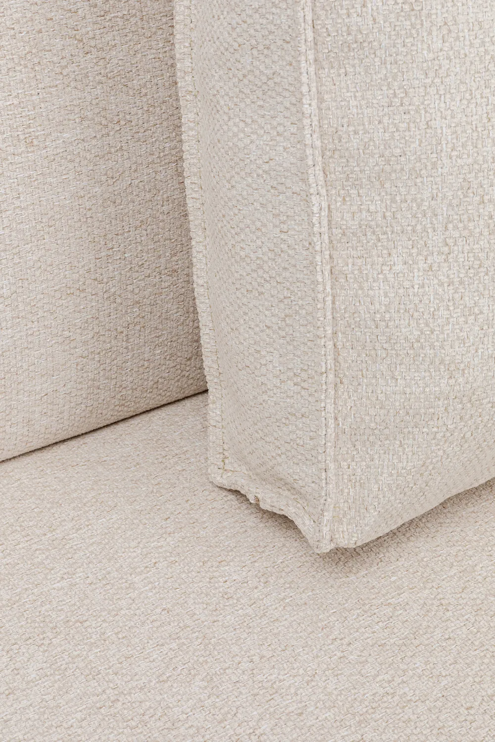 Sofy Modułowe*KARE Design Element środkowy - Moduł Infinity 100x100 Cm Kremowy