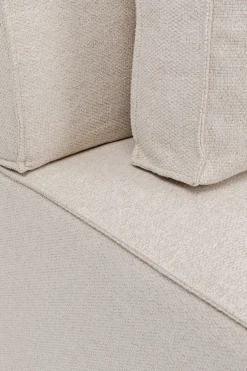 Sofy Modułowe*KARE Design Element środkowy - Moduł Infinity 80x100 Cm Kremowy