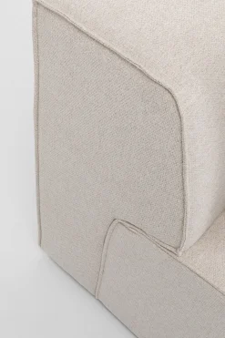 Sofy Modułowe*KARE Design Element środkowy - Moduł Infinity 80x100 Cm Kremowy