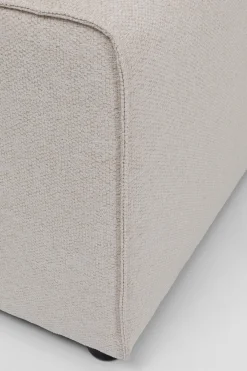 Sofy Modułowe*KARE Design Element środkowy Tapicerowany Kremowy Moduł 120 Cm
