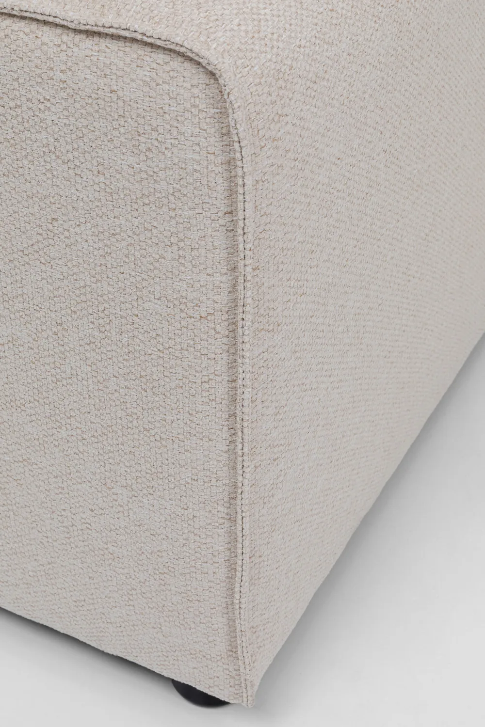 Sofy Modułowe*KARE Design Element środkowy Tapicerowany Kremowy Moduł 120 Cm