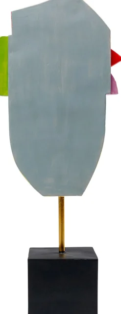 Figurki Dekoracyjne*KARE Design Figurka Dekoracyjna Abstract Face 21x52 Cm Kolorowa
