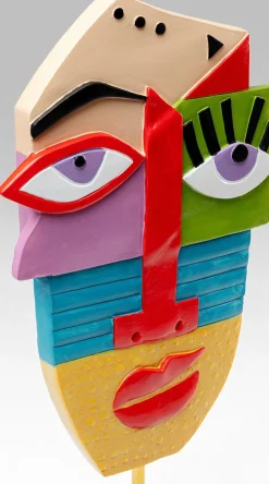 Figurki Dekoracyjne*KARE Design Figurka Dekoracyjna Abstract Face 21x52 Cm Kolorowa